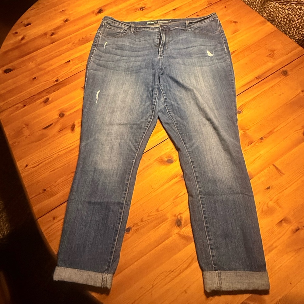 Old Navy Women's Light Blue Ankle Jeans